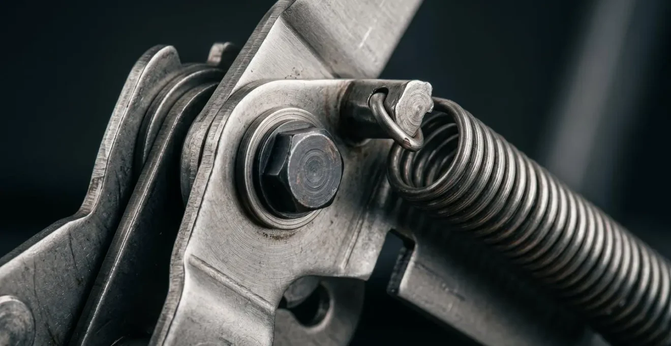 Détail macro des mécanismes de canapé rapido et clic-clac montrant la qualité de fabrication